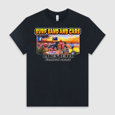 surf sand and cars lakes beach Thumbnail